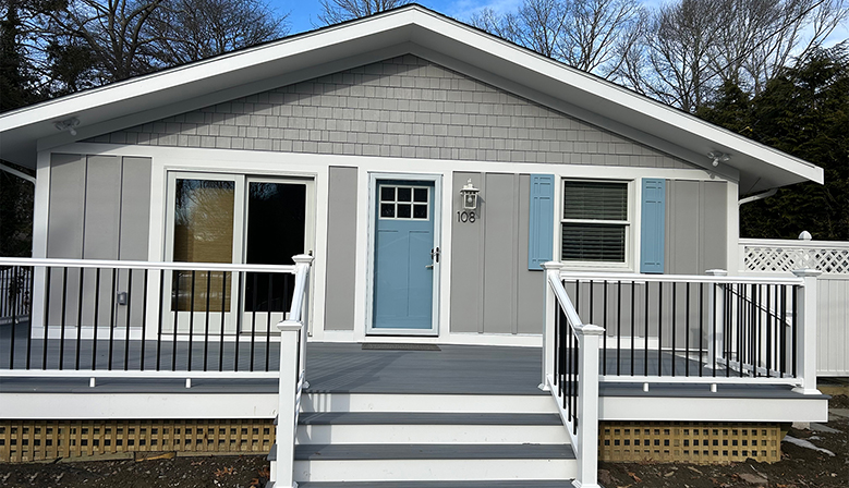 Front of the cottage