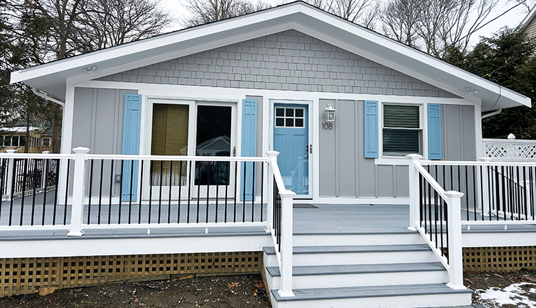 Front of the cottage