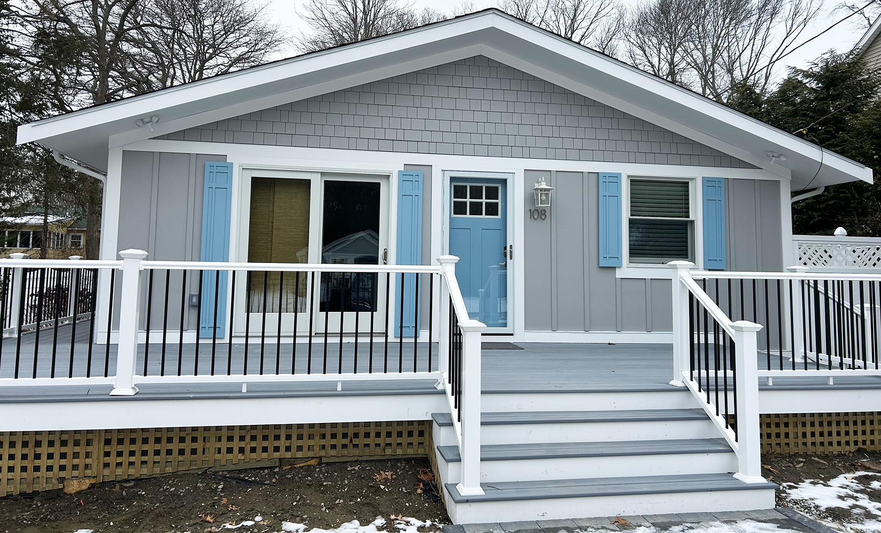 Front View of Cottage